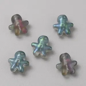 20Pcs Electroplate Glass Beads