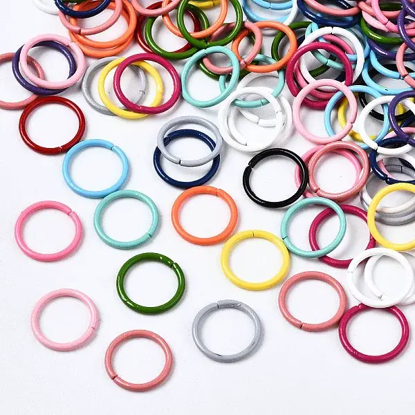 Spray Painted Iron Linking Rings