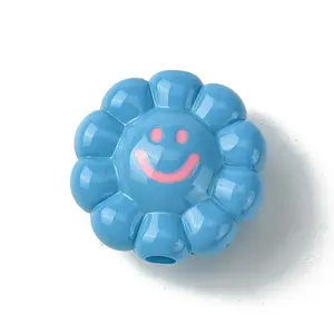Dopamine Style Opaque Acrylic Beads