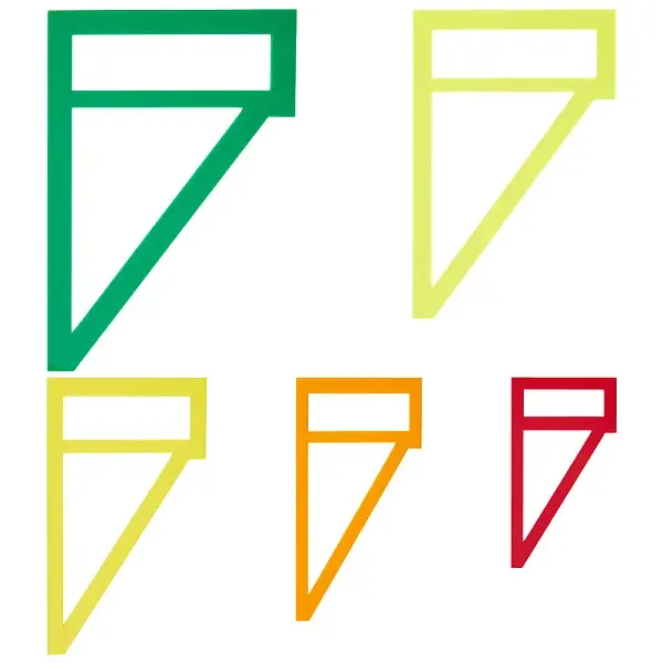 5Pcs Acrylic Belt Templates