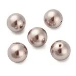 Baking Paint Pearlized Glass Pearl Round Beads