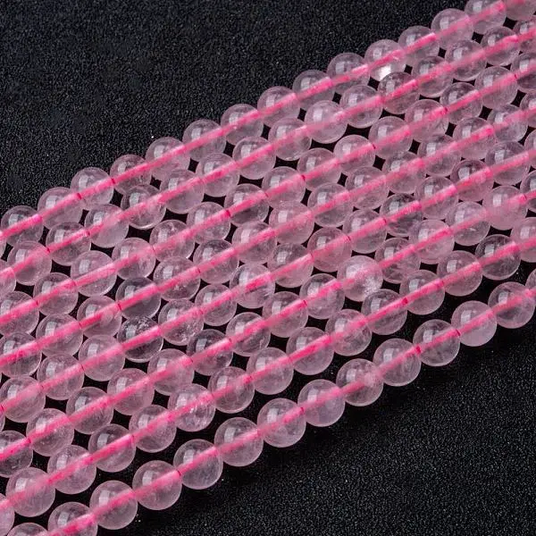 Natural Rose Quartz Bead Strands