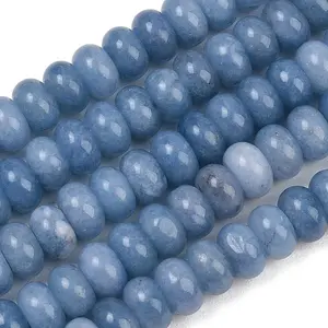 Dyed Natural White Jade Beads Strands