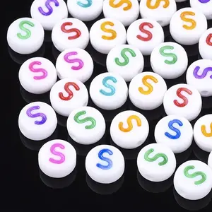 Initial Acrylic Beads