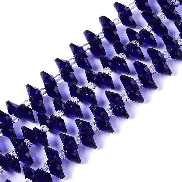 Transparent Glass Beads Strands
