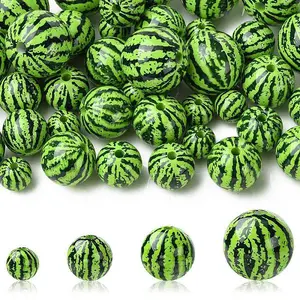 40Pcs 4 Styles Opaque Acrylic Beads