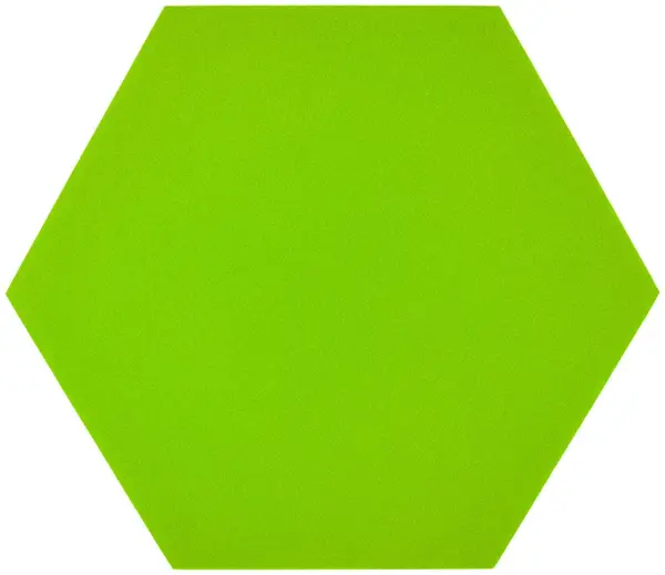 Pyramid Hexagon Stamping Green