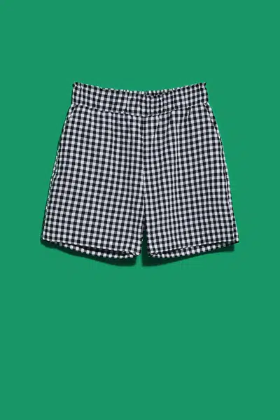 Marisse Women's Shorts L-Sh-4014 White_Black