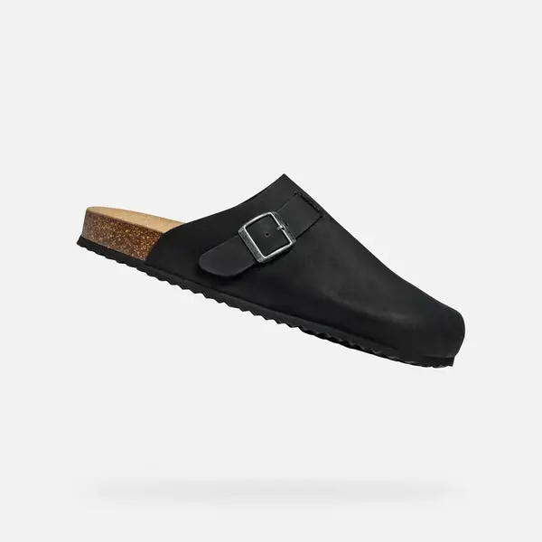 Black men's slippers Geox Ghita - Men's