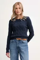 Vlněný svetr Tommy Hilfiger dámský, béžová barva, WW0WW43586