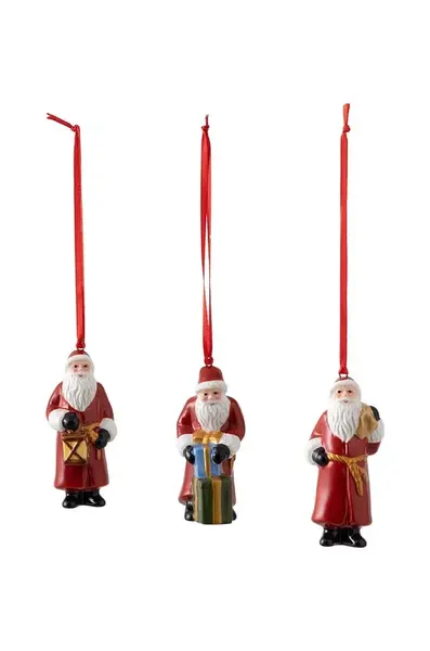 Sada vánočních ozdob Villeroy & Boch Nostalgic Ornaments 3-pack
