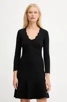 Šaty Twinset černá barva, mini, 252TP3041