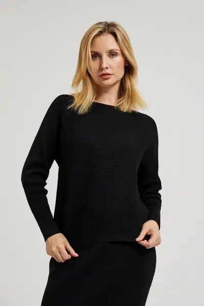 Marisse Women's Sweater Z-Sw-4532 Black