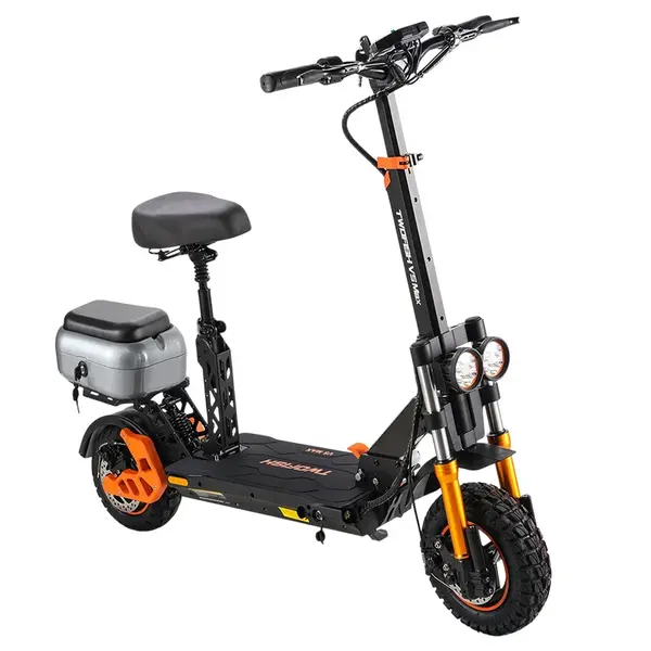 TWOFISH V5 MAX Electric Scooter with Seat 800W 48V 18Ah