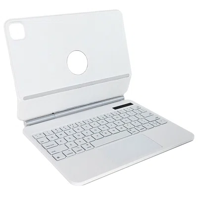 Wireless Bluetooth 5.3 Keyboard for 12.9'' iPad Pro with USB-C Charging - White