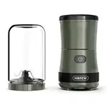 HiBREW G2 3in1 Coffee Grinder 2000mAh Double Cup Fruit Mixers Juicers Blender Ice Crusher for Camping or Journey