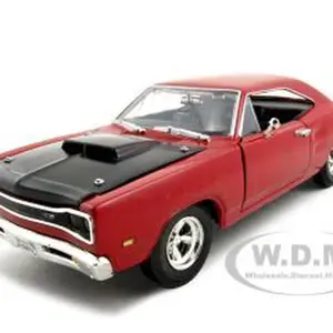 1969 Dodge Coronet Super Bee Red 1/24 Diecast Model Car by Motormax