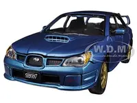 Subaru Impreza WRX STi Blue Metallic 1/24 Diecast Model Car by Motormax