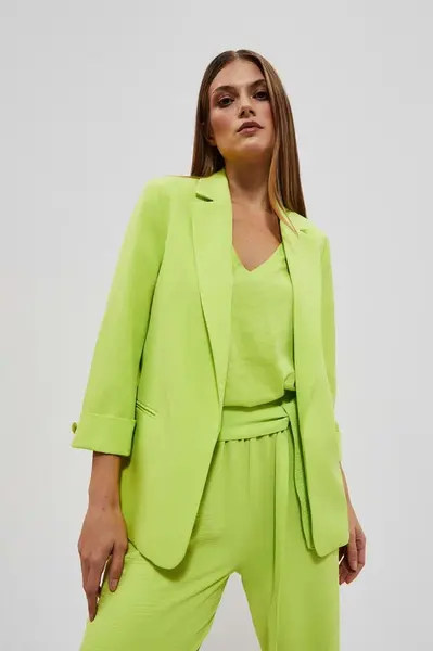 Marisse Women's Jacket L-Mr-4010 L.Green