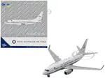 Boeing 737-700 Aircraft "Royal Australian Air Force 100th Anniversary" (A36-001) White with Blue Stripes "Gemini Macs" Series 1/400 Diecast Model Air