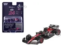 Alfa Romeo C43 24 Zhou Guanyu "Alfa Romeo F1 Team Kick" Formula One F1 "Australian GP" (2023) Limited Edition 1/64 Diecast Model Car by Mini GT