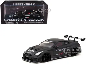 Nissan 35GT-RR LB-Silhouette WORKS GT RHD (Right Hand Drive) "Liberty Walk" Full Carbon "Hobby43" Series 1/43 Diecast Model Car by Tarmac Works