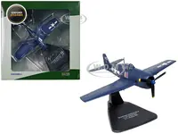 Grumman Hellcat F6F-5 Fighter Aircraft "Lt. Cdr. Willard E. Eder VS-1" (1945) United States Navy "Oxford Aviation" Series 1/72 Diecast Model Airplane