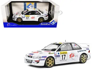 Subaru Impreza S5 WRC99 22B 17 Gilles Panizzi - Herve Panizzi "Monte Carlo Rally" (1999) "Competition" Series 1/18 Diecast Model Car by Solido