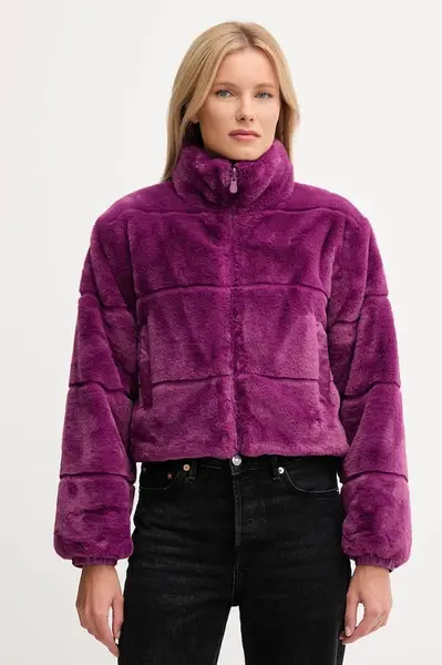 Oboustranná bunda Save The Duck YUKI fialová barva, zimní, D32492W.FURY21