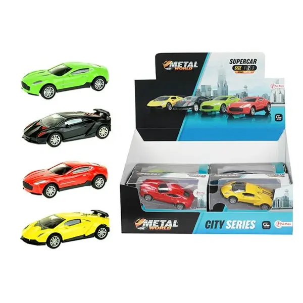 KOVOVÝ model Super car 1:43 pull back-Toi Toys