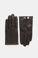 Kožené rukavice HUGO Jaan