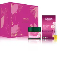 Weleda Wild Rose & White Tea darčeková sada pre rozjasnenie a vyhladenie pleti