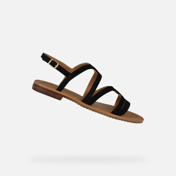 Black women's sandals Geox Sozy S - Women's
