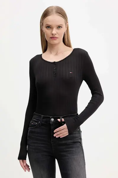 Tommy Jeans Tričko s dlouhým rukávem Tommy Jeans