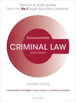 Criminal Law Concentrate - Jonathan Herring
