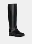 Black Leather Boots Geox