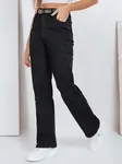 Dámské černé wide leg džíny
