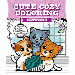 Cute Cozy Coloring: Kittens