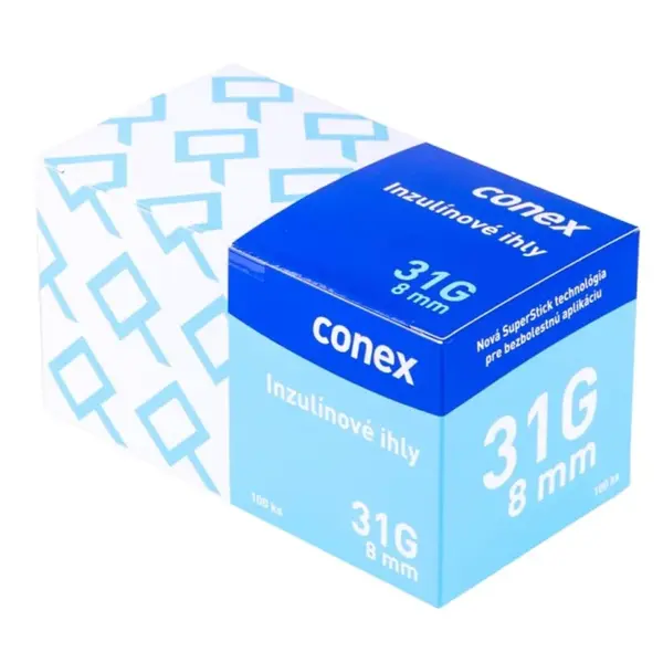 CONEX ihla do inzulínového pera 8mm 31G 100ks