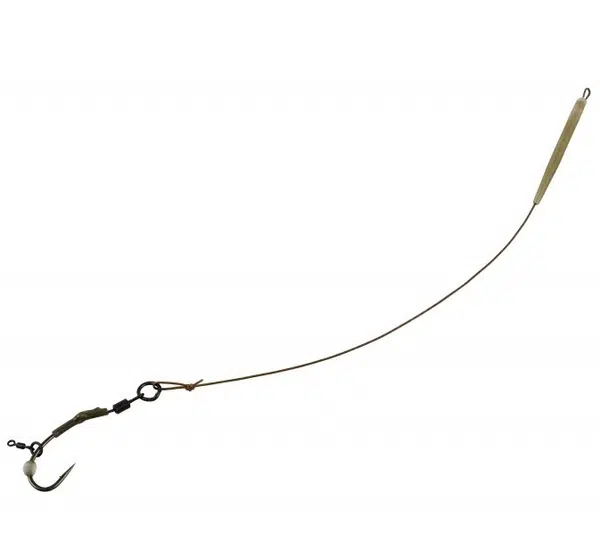 Carp´r´us návazec ready ronnie rig strip-x mat brown 25 lb 2 ks - 8-háček - 8