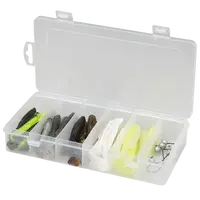 Savage gear gumová nástraha fat minnow t-tail kit mixed colors 36 ks