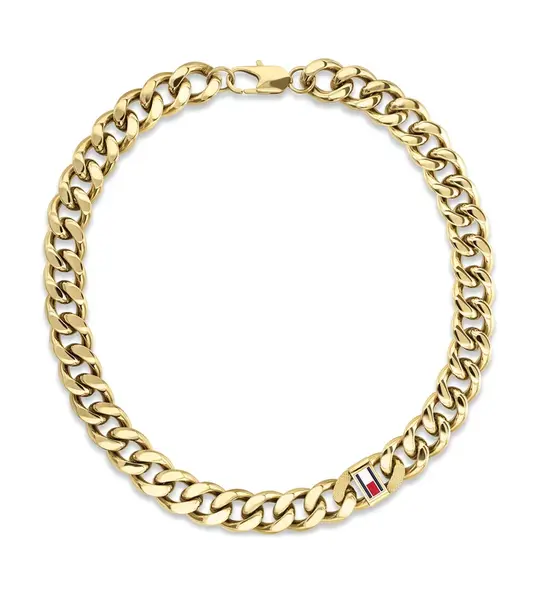 Tommy Hilfiger Masivní pozlacený náhrdelník pro muže Wild 2790636