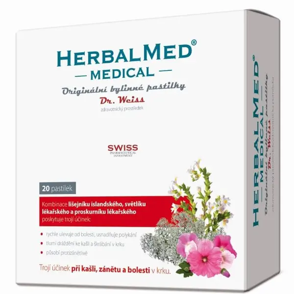 Simply You Herbalmed Medical Antivirus Dr. Weiss 20 pastilek