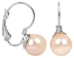 Levien Půvabné náušnice s perličkou Pearl Peach