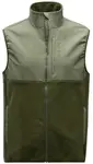 Grundéns vesta bering fleece pro vest deep lichen green deep depths - xxl