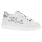 Dámská obuv Karl Lagerfeld KL62511G 01S white lthr w-silver 38