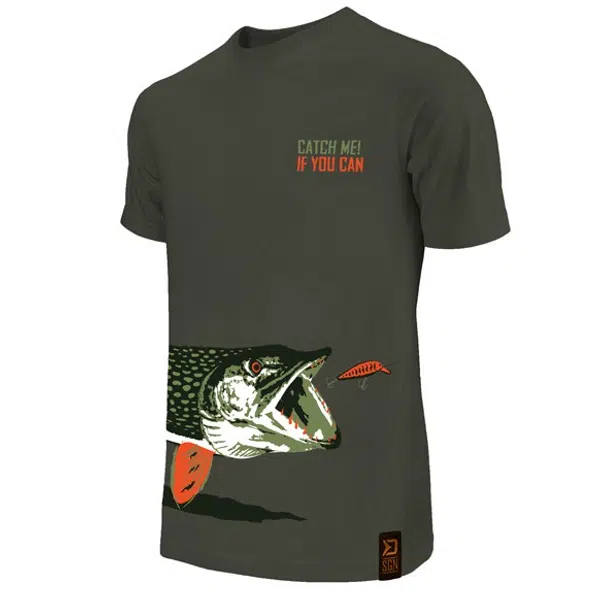 Delphin tričko catch me! štika - xl