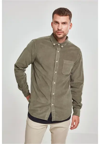 Corduroy shirt olive