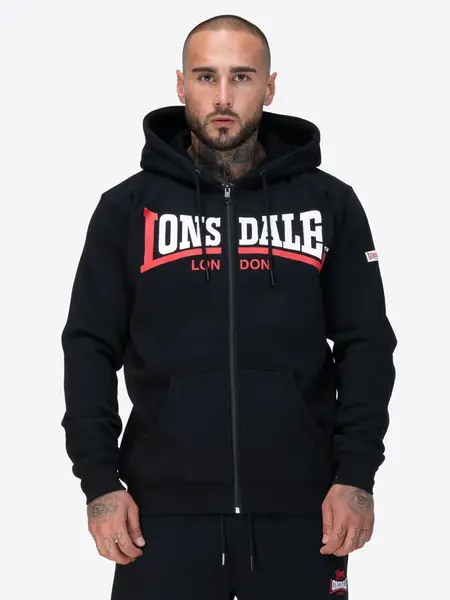 Lonsdale Men's hooded zipsweat jacket regular fit