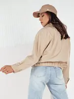 Dámska prechodná bunda ISTAN Farba tmavobéžová DSTREET